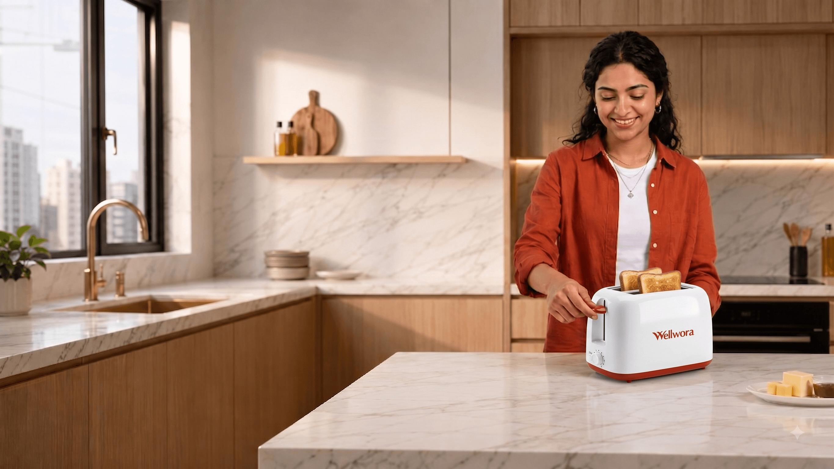Wellwora Zyra Pop-up Toaster